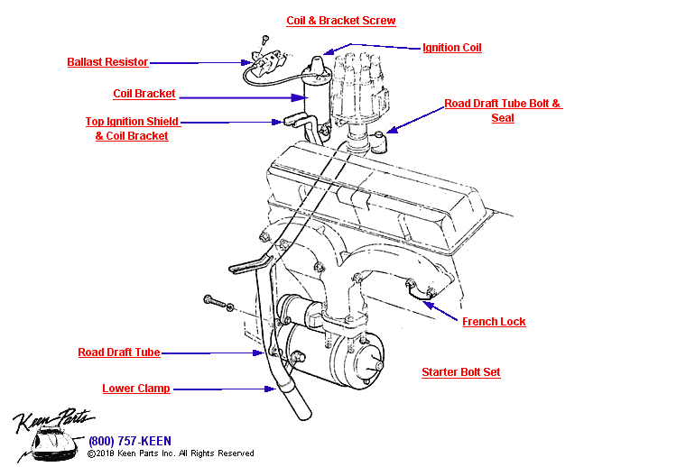 Road Draft Tube Diagram for a 1991 Corvette