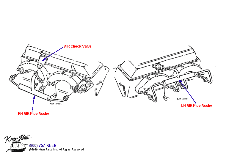 AIR Assembly Diagram for a C2 Corvette