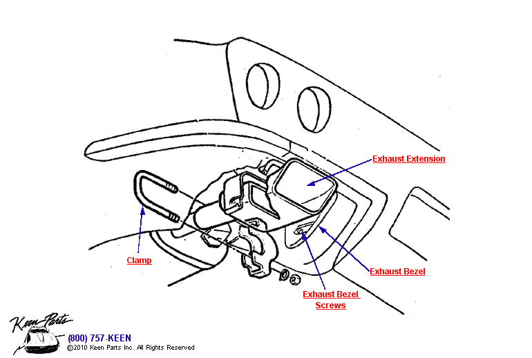 Tailpipe Diagram for a 1990 Corvette