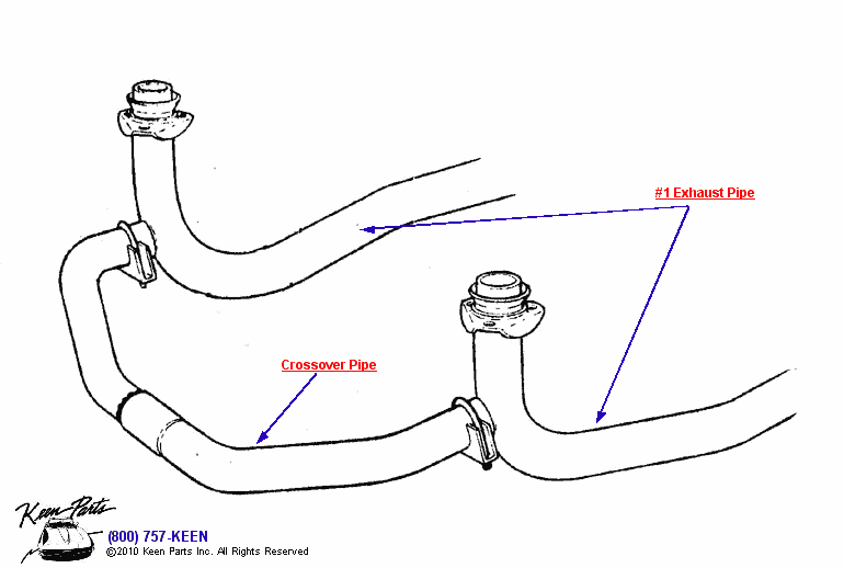 Crossover &amp; #1 Pipe Diagram for a 2019 Corvette