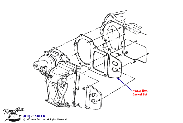 Heater Box Diagram for a 1990 Corvette