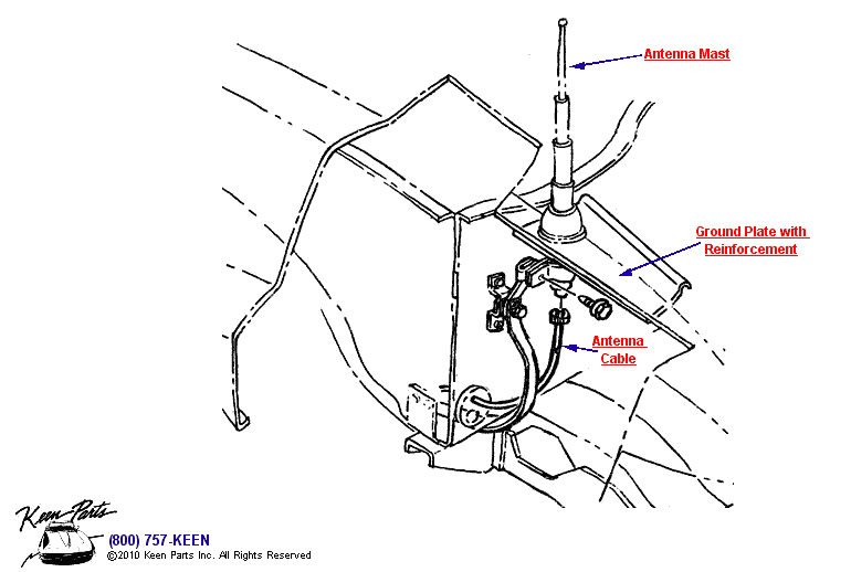 Antenna Diagram for a C1 Corvette