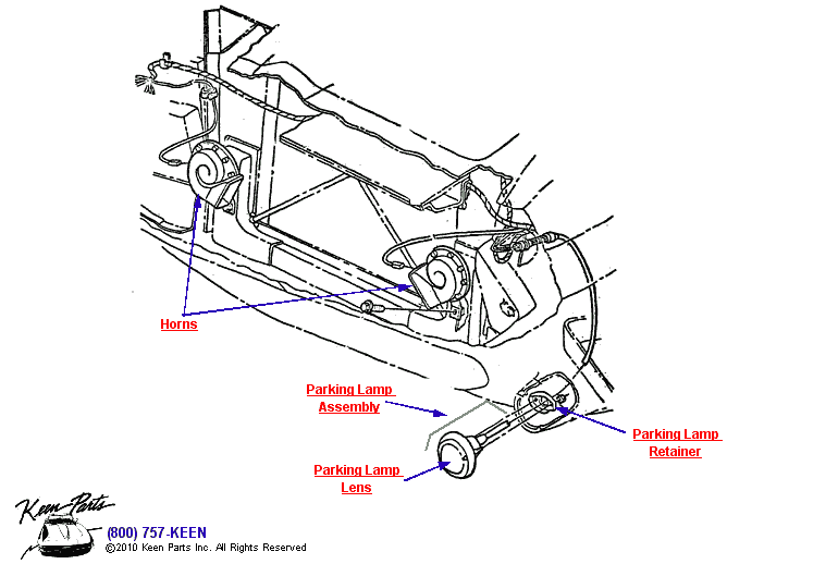 Keen Corvette Parts Diagrams
