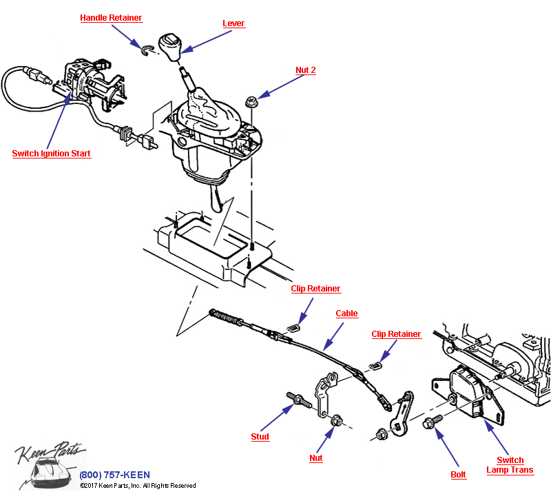 Shifter Switches Diagram for a 1998 Corvette