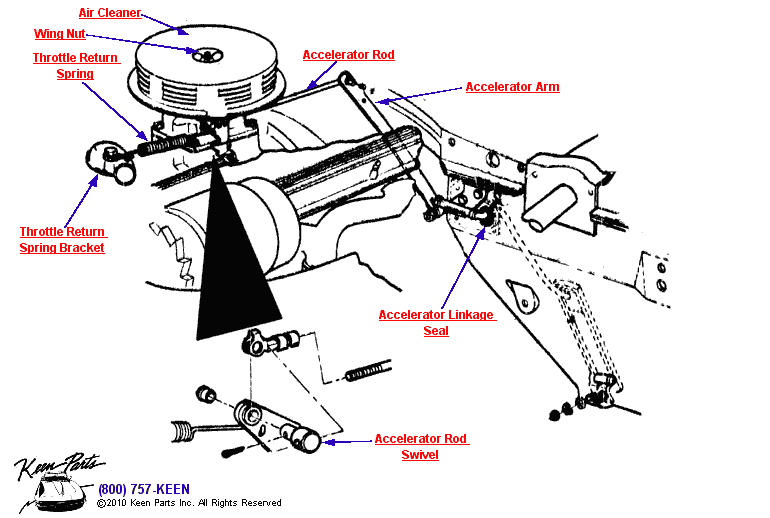 Accelerator Diagram for a 1993 Corvette