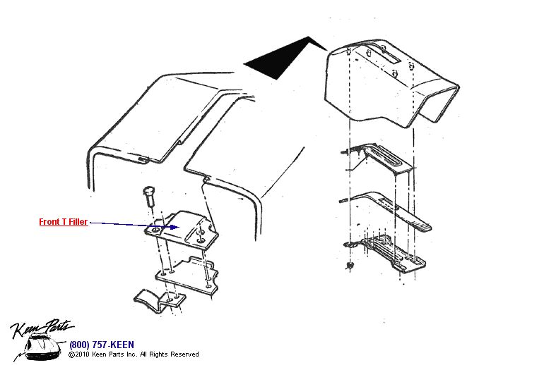 Rear Console Diagram for a 2022 Corvette