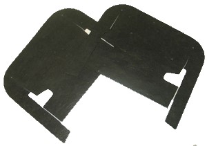 Corvette A-Arm Dust Cover - Pair with Staples