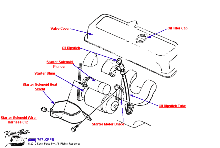 Engine Diagram for a 2016 Corvette