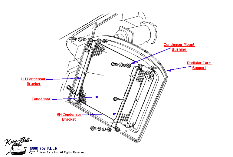 AC Condensor Diagram for a 1989 Corvette