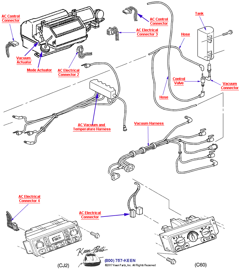  Diagram for a 1959 Corvette