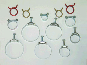 1968 Corvette Cooling System Hose Clamp Kit with AC (13 pcs)