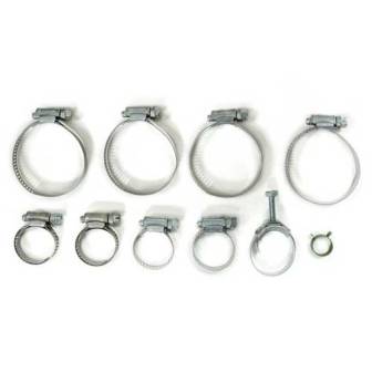 1975 Corvette Cooling System Hose Clamp Kit 350 with AC (10 Pcs)