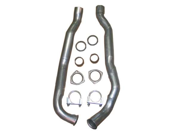 1966-1967 Corvette Front Exhaust Pipe - Pair - 2.5 inch