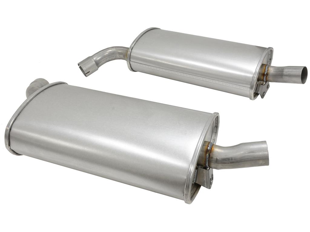 1969-1972 Corvette Muffler - Pair with 2 inch inlet