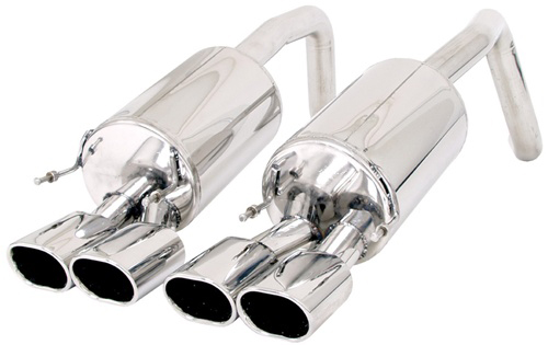 2005-2009 Corvette C6 Route 66 Exhaust with Quad Oval Tips
