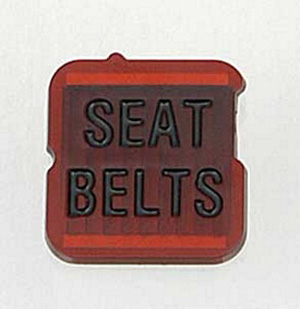 1968-1971 Corvette Seat Belt Warning Lens