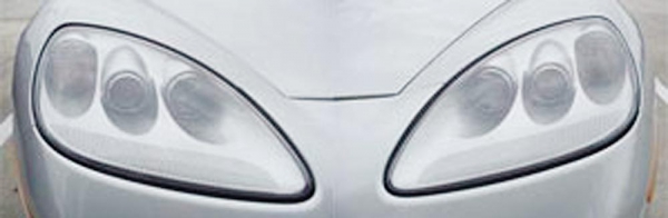 2005-2013 Corvette C6 Headlight Lens- Pair