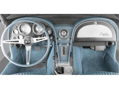 1963-1965 Corvette AC Heating & Defrost System with A6