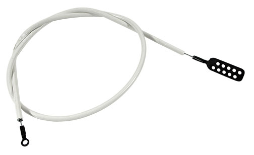 1968-1969 Corvette Hood Release Cable (On Hood) (White)