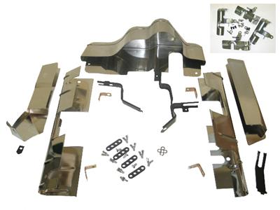 1961 Corvette Ignition Shield Kit (without Fuel Injection)