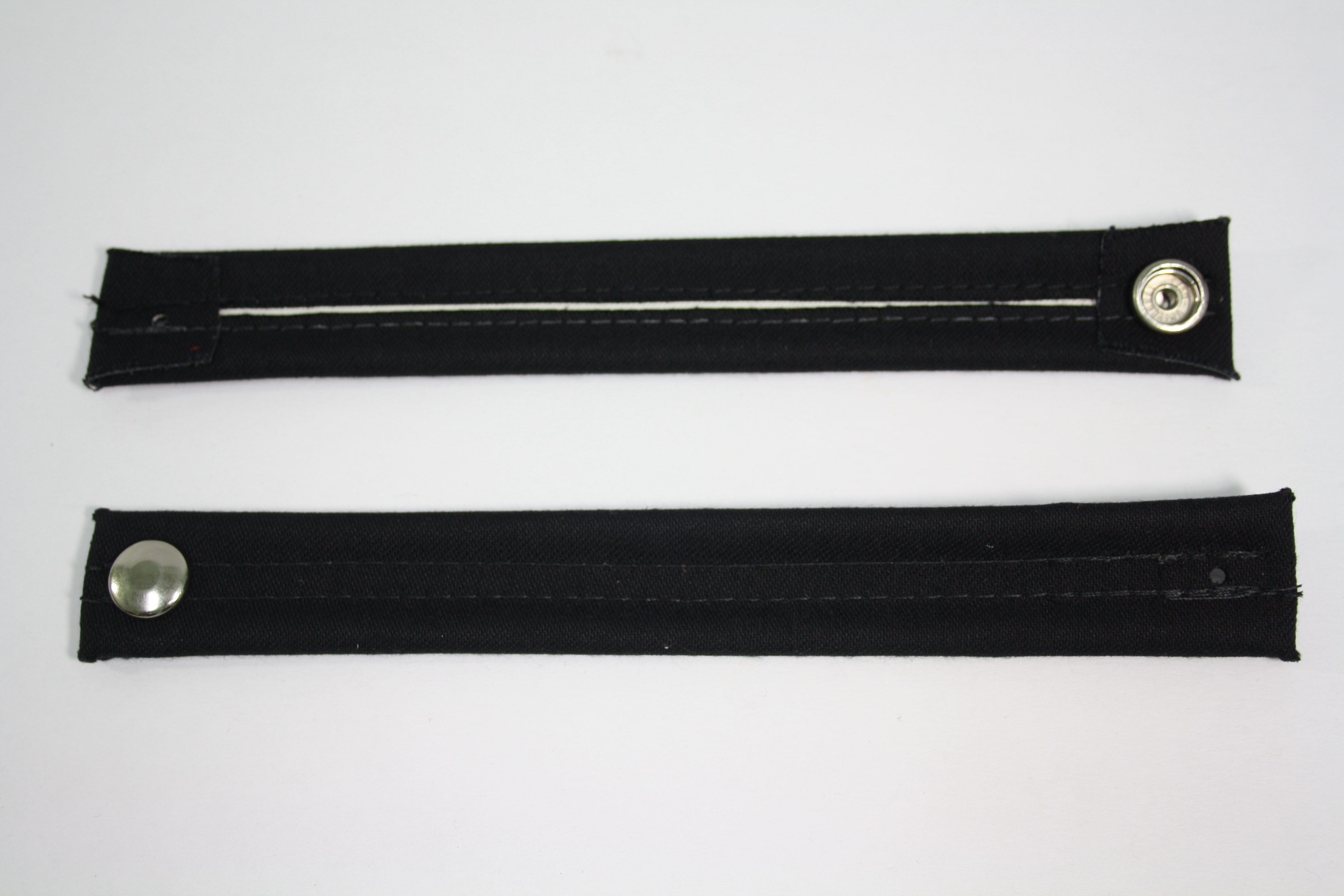 1956-1962 Corvette Softtop Rear Bow Hold Up Strap - Pair (Black)
