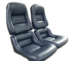 1979-1980 Corvette Mounted Leather Seats  (2 inch Side Panel)