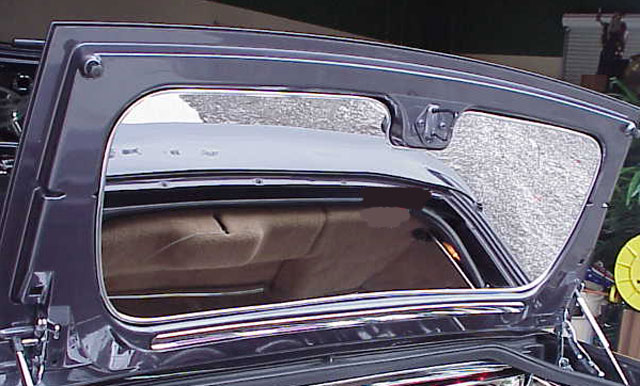 1997-2004 Corvette Convertible Trunk Lid Panel (Mirrored Finished Stainless Steel)