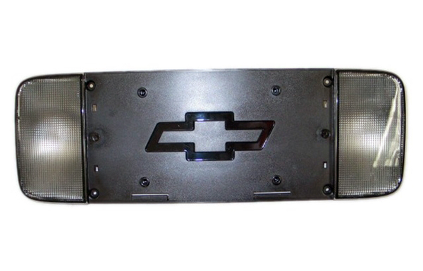 Corvette Back Up Light Assembly Rear License Plate Holder