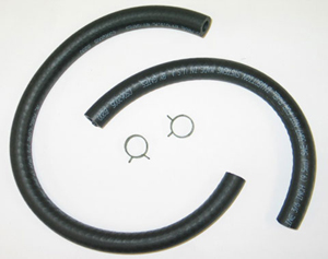 1964-1969 Corvette Fuel Line Rubber Hose-frt. and Rear to Frame with Clamps