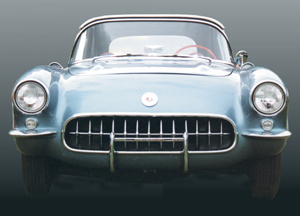 1953-1957 Corvette Complete Grille and Oval Kit