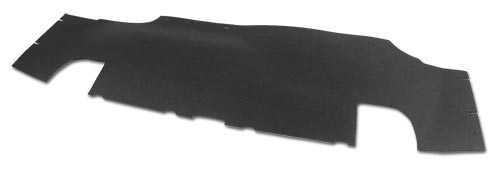 1961-1962 Corvette Molded Trunk Liner without Power Top (Black)