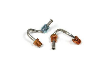 1967-1968 Corvette Master Cylinder Line Set - to Proportioning Valve - Front and Rear (Stainless Steel)