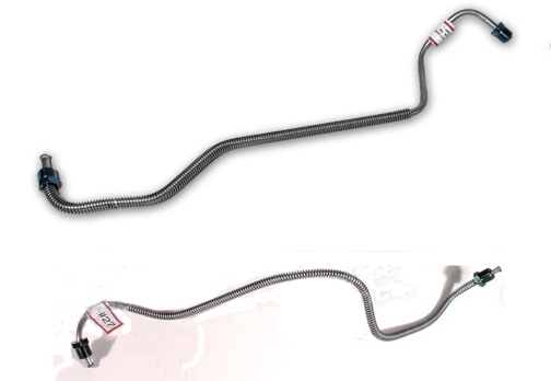 1970-1973 Corvette Master Cylinder Line Set without Power Brakes - to Proportioning Valve - Front and Rear (stainless 
