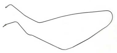 1966 Corvette Steel Brake Line Front to Rear without Power Brakes OM (Original Metal) 1/4 Inch