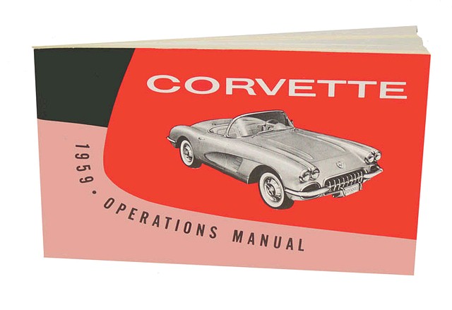 1959 Corvette 1959 Owner's Manual