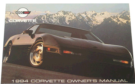 1994 Corvette 1994 Owner's Manual