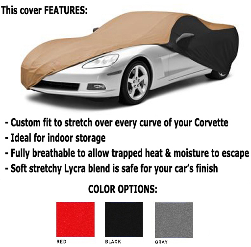 1984-1996 Corvette C4 Int Car Cover Black