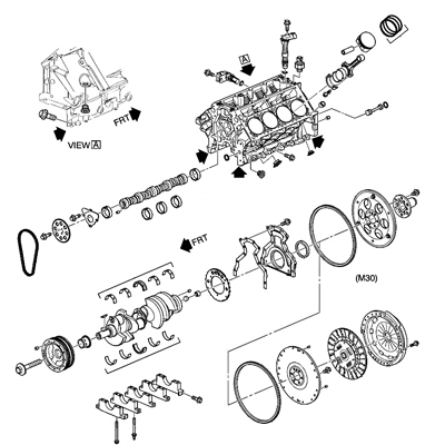 Engine Assembly- Cylinder Block - LS1 & LS6